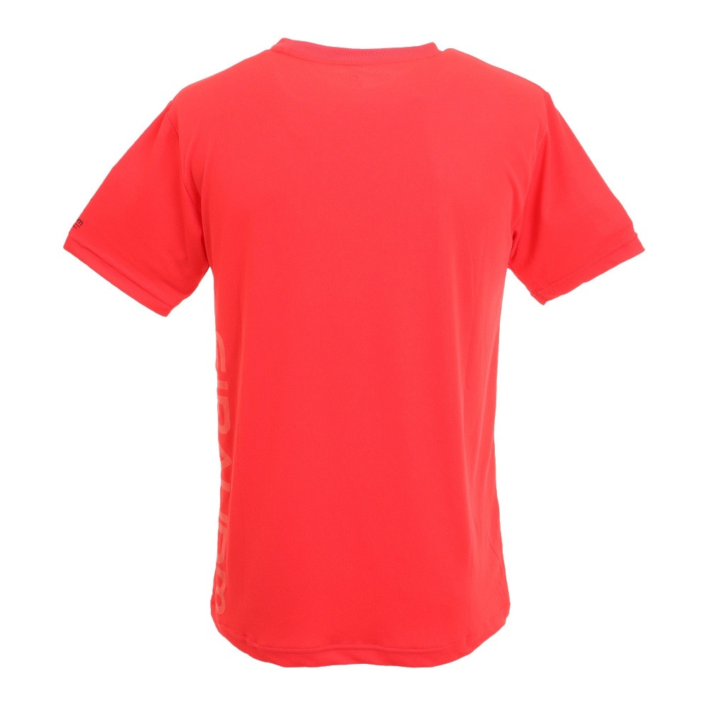ジローム（GIRAUDM）（メンズ）洗っても機能が続く UV 吸汗速乾 接触冷感 ドライプラスクール 半袖Tシャツ 863GM1ES6706 RED 冷感 接触冷感 クール