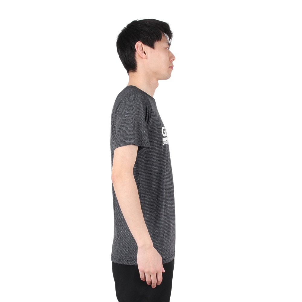 ジローム（GIRAUDM）（メンズ）ドライ 吸汗速乾 接触冷感 UVカット 半袖Tシャツ 863GM1ES6707 BLK 冷感 クール★★★