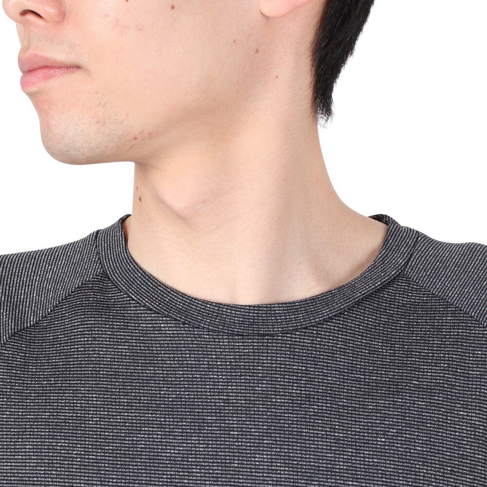 ジローム（GIRAUDM）（メンズ）ドライ 吸汗速乾 接触冷感 UVカット 半袖Tシャツ 863GM1ES6707 BLK 冷感 クール★★★