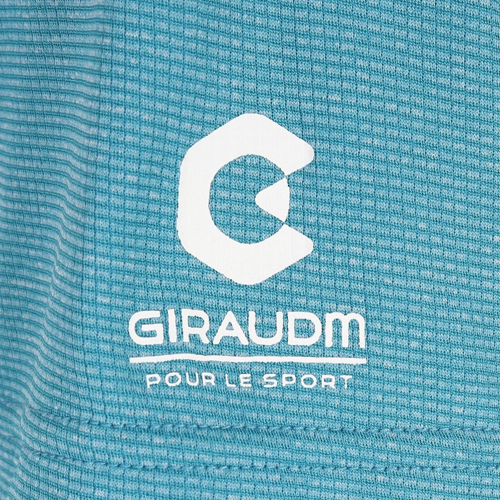ジローム（GIRAUDM）（メンズ）洗っても機能が続く UV 吸汗速乾冷感 ドライプラスクール 半袖Tシャツ 863GM1ES6707 GRN 冷感 接触冷感 クール
