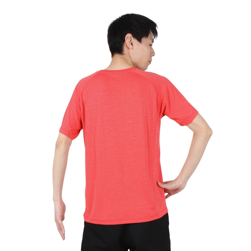 ジローム（GIRAUDM）（メンズ）洗っても機能が続く UV 吸汗速乾 接触冷感 ドライプラスクール 半袖Tシャツ 863GM1ES6707 RED 冷感 接触冷感 クール