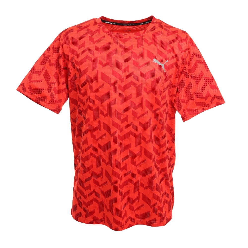  パフォーマンス AOP 半袖 Tシャツ 520686 23 RED オンライン価格