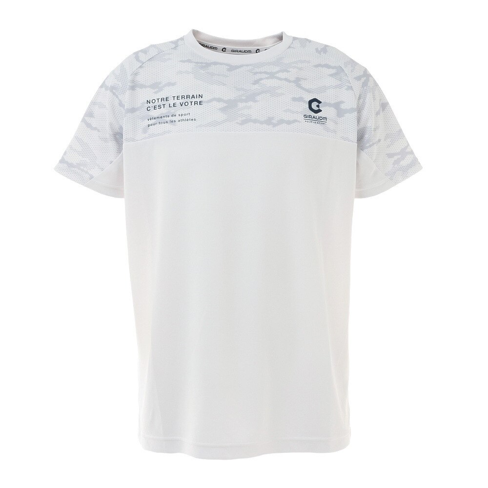  洗っても機能が続く UV 吸汗速乾 放熱素材 ドライプラスサイクルエアー 半袖Tシャツ 863GM1DT6692 WHT