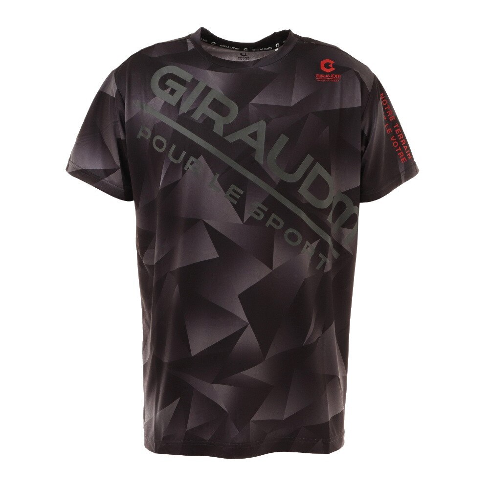  洗っても機能が続く UV 吸汗速乾 ドライプラスプロ 半袖Tシャツ 863GM1DT6695 BLK