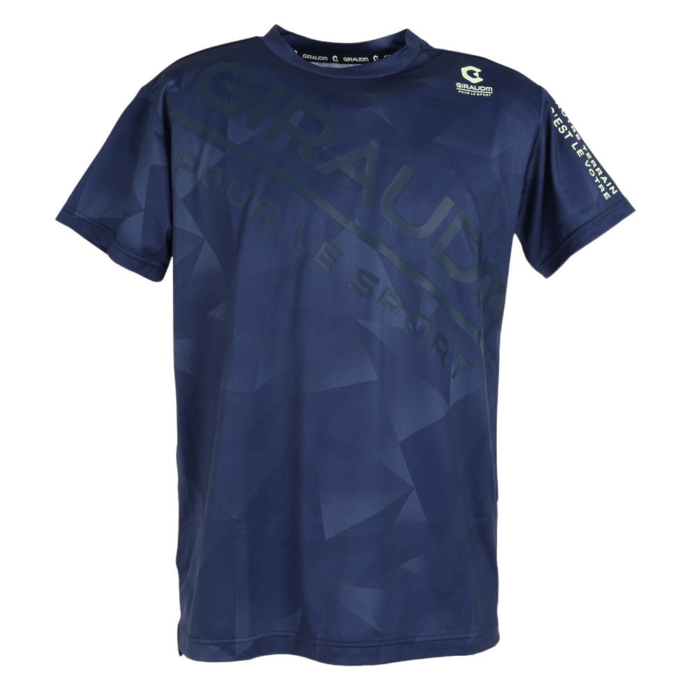  洗っても機能が続く UV 吸汗速乾 ドライプラスプロ 半袖Tシャツ 863GM1DT6695 NVY