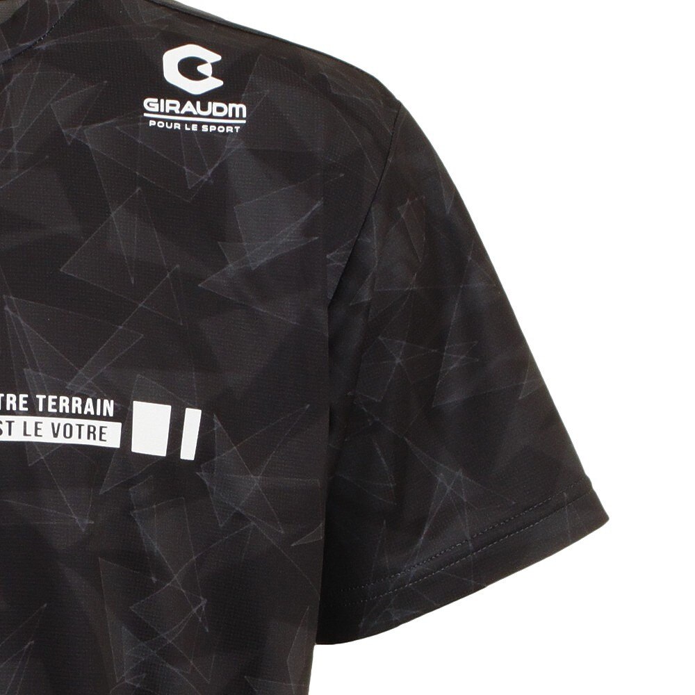 ジローム（GIRAUDM）（メンズ）洗っても機能が続く UV 吸汗速乾 ドライプラスプロ 半袖Tシャツ 863GM1DT6697 BLK★★★