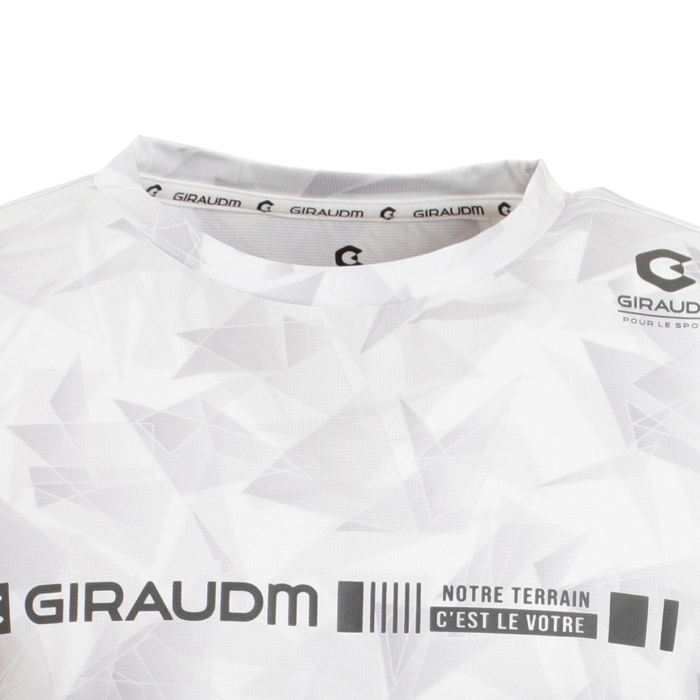 ジローム（GIRAUDM）（メンズ）洗っても機能が続く UV 吸汗速乾 ドライプラスプロ 半袖Tシャツ 863GM1DT6697 WHT