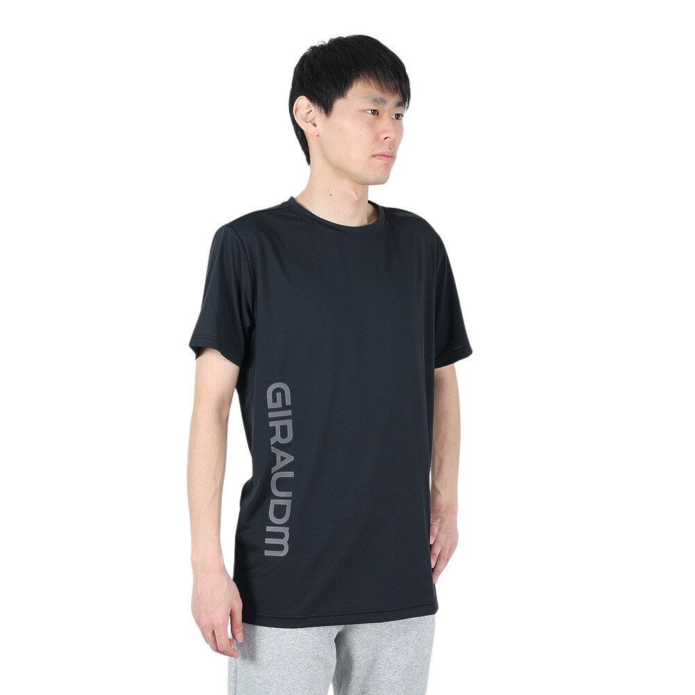  洗っても機能が続く UV 吸汗速乾 ドライプラスプロ 半袖Tシャツ 863GM1TP6696 BLK