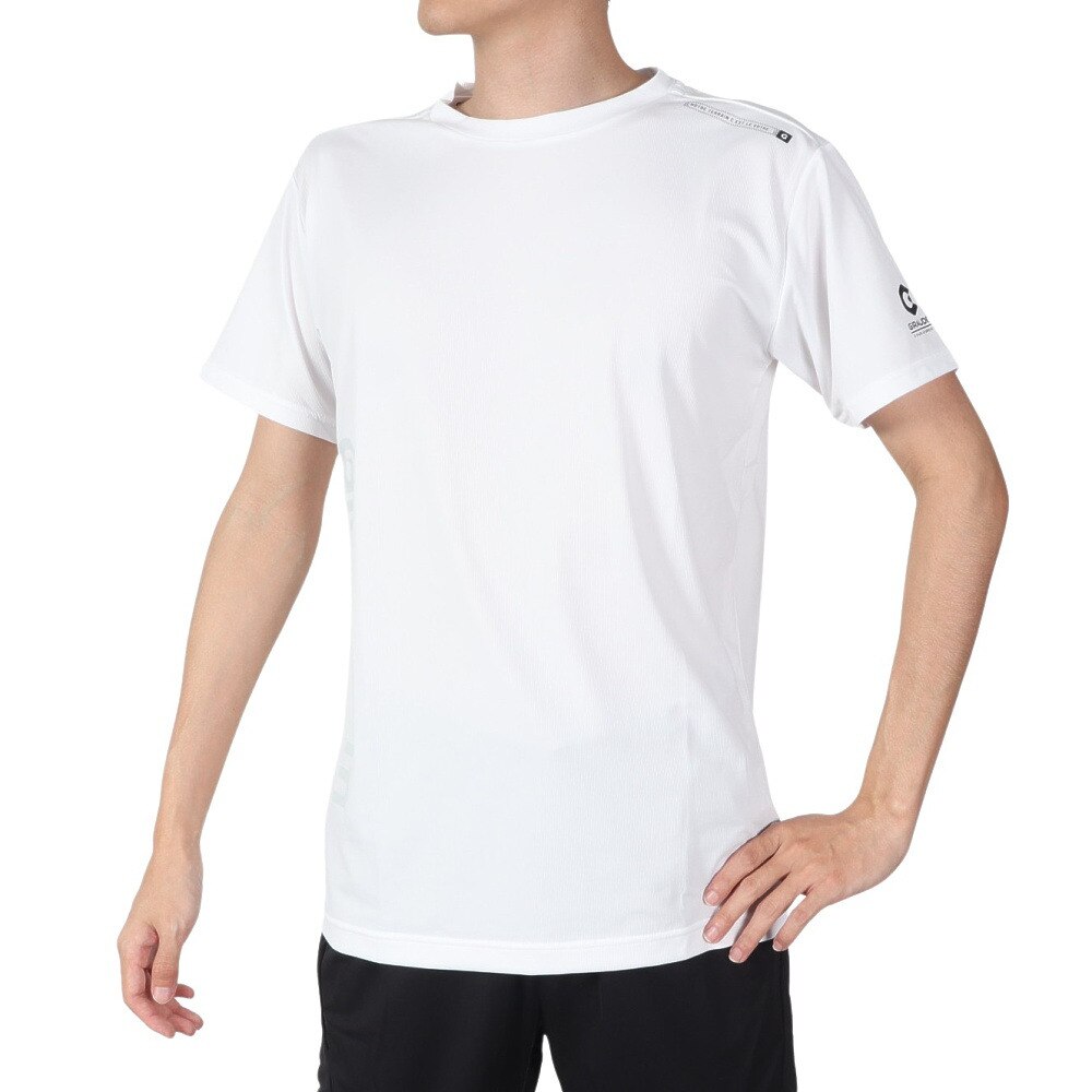  洗っても機能が続く UV 吸汗速乾 ドライプラスプロ 半袖Tシャツ 863GM1TP6696 WHT