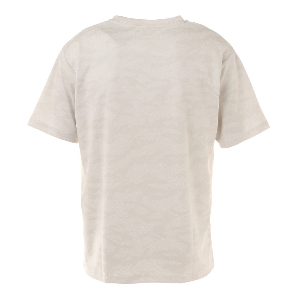 ジローム（GIRAUDM）（メンズ）ドライ 吸汗速乾 UVカット ジャガード半袖Tシャツ 863GM1HD6712 WHT