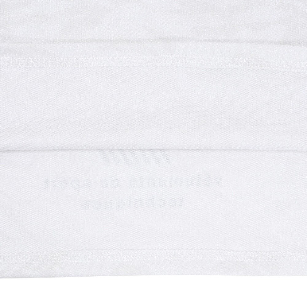 ジローム（GIRAUDM）（メンズ）洗っても機能が続く UV 吸汗速乾 ドライプラス ジャガード半袖Tシャツ 863GM1HD6713 WHT