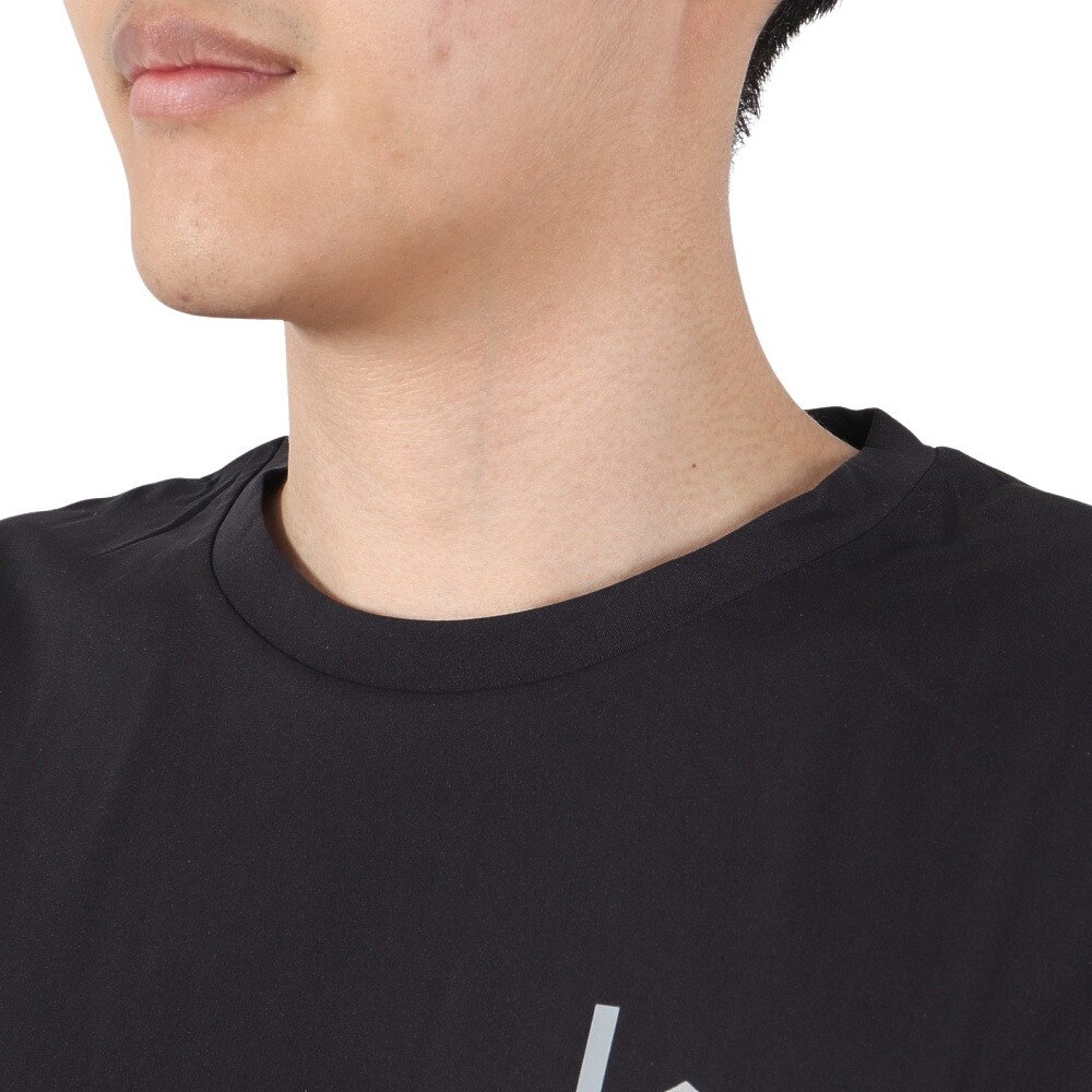 ジローム（GIRAUDM）（メンズ）洗っても機能が続く UV 吸汗速乾 ドライプラス テッククロスTシャツ 863GM1SD6717 BLK★★★