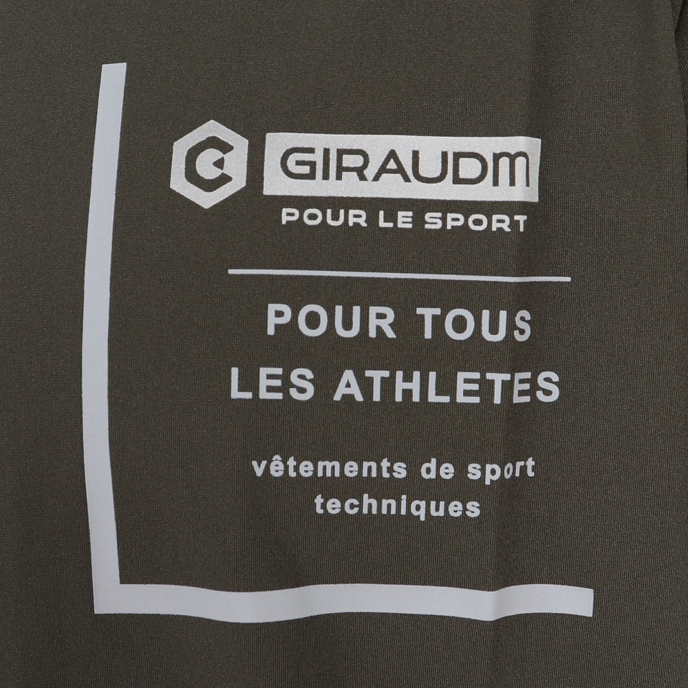 ジローム（GIRAUDM）（メンズ）洗っても機能が続く UV 吸汗速乾 ドライプラス テッククロスTシャツ 863GM1SD6717 KHK
