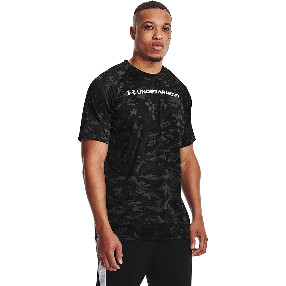 アンダーアーマー（UNDER ARMOUR）（メンズ）Tシャツ メンズ 半袖 テック カモ 1361698 012 カットソー