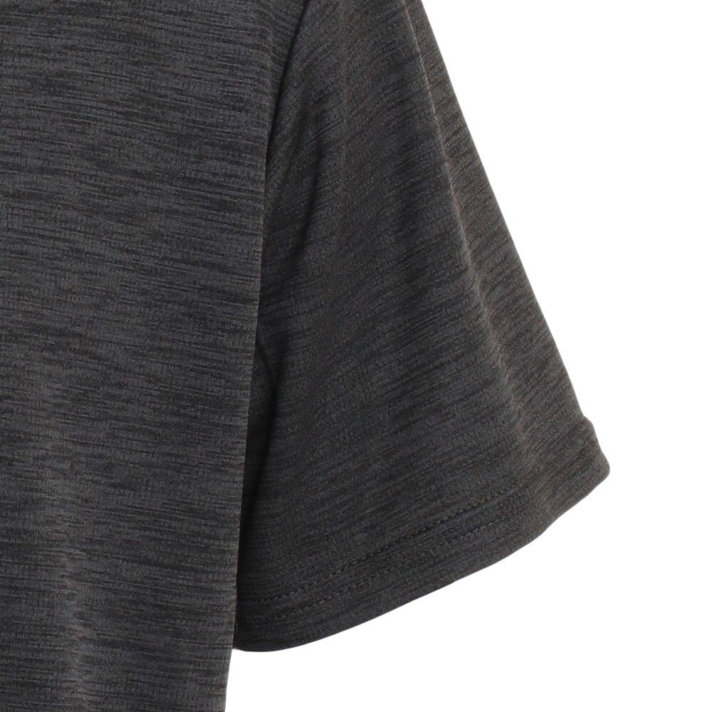 デュアリグ（DUARIG）（メンズ）接触冷感 吸汗速乾 UVカット カチオン 半袖Tシャツ863D1SD6839 BLK 冷感 クール★★★