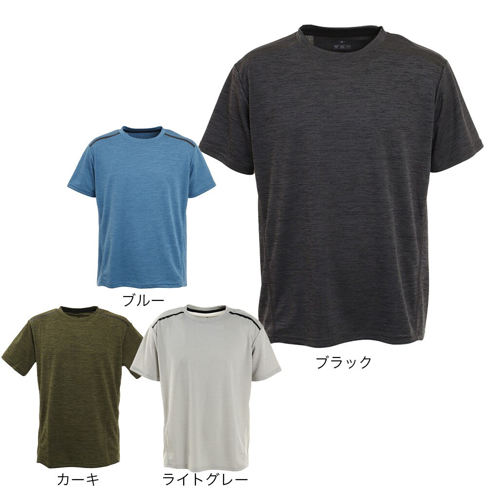 デュアリグ（DUARIG）（メンズ）半袖Tシャツ メンズ 接触冷感 吸汗速乾 UVカット カチオン 863D1SD6839 BLU