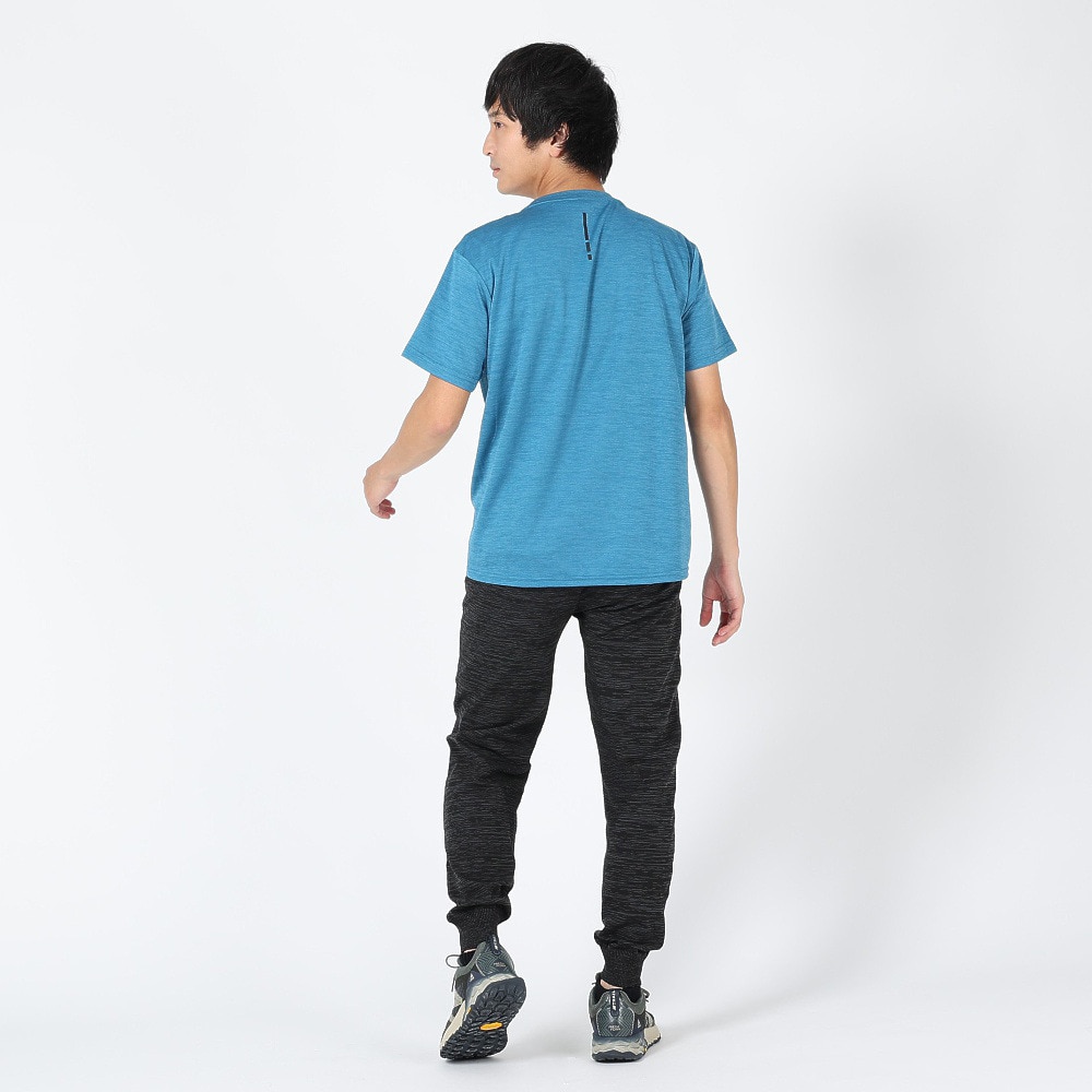 デュアリグ（DUARIG）（メンズ）接触冷感 吸汗速乾 UVカット カチオン 半袖Tシャツ 863D1SD6839 BLU 冷感 クール★★★