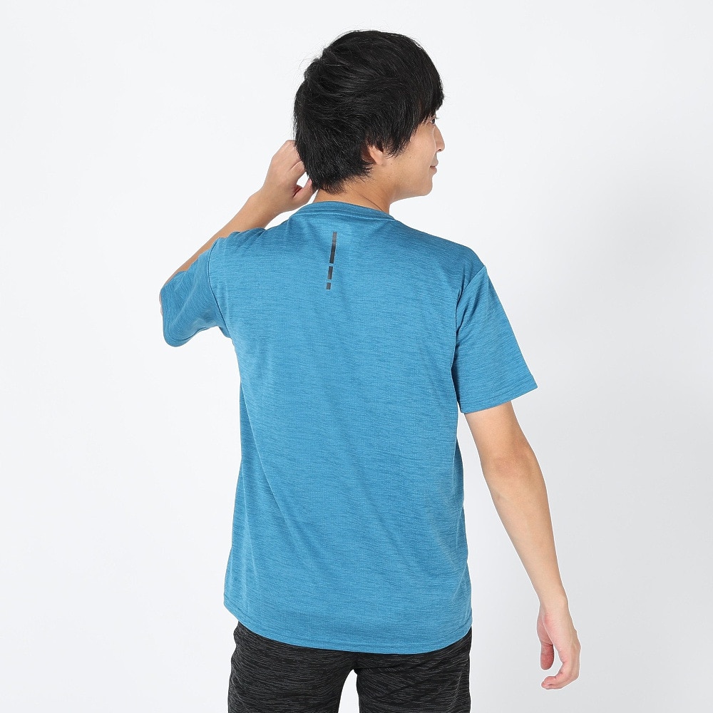 デュアリグ（DUARIG）（メンズ）接触冷感 吸汗速乾 UVカット カチオン 半袖Tシャツ 863D1SD6839 BLU 冷感 クール★★★