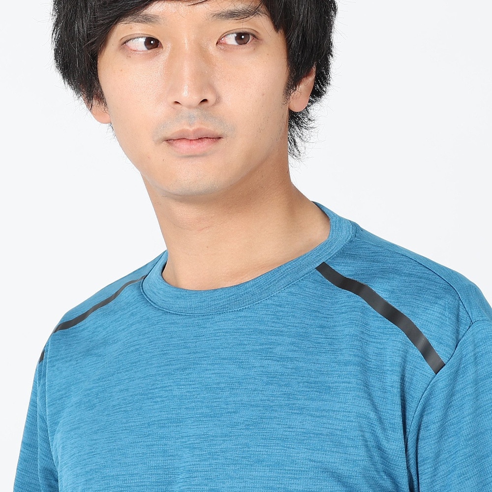デュアリグ（DUARIG）（メンズ）接触冷感 吸汗速乾 UVカット カチオン 半袖Tシャツ 863D1SD6839 BLU 冷感 クール★★★