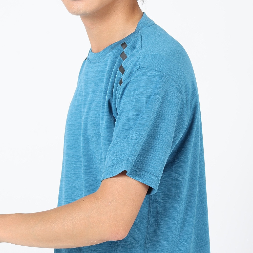 デュアリグ（DUARIG）（メンズ）接触冷感 吸汗速乾 UVカット カチオン 半袖Tシャツ 863D1SD6839 BLU 冷感 クール★★★