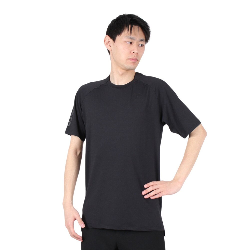 ジローム（GIRAUDM）（メンズ）半袖Tシャツ メンズ ドライプラスシャインブロック 863GM1HD6835 BLK