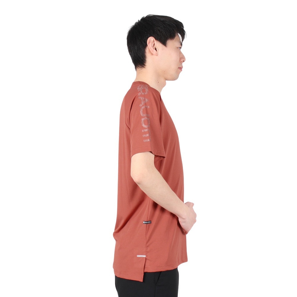 ジローム（GIRAUDM）（メンズ）半袖Tシャツ メンズ ドライプラスシャインブロック 863GM1HD6835 RED