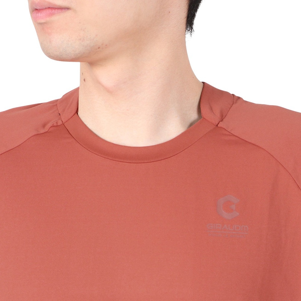 ジローム（GIRAUDM）（メンズ）半袖Tシャツ メンズ ドライプラスシャインブロック 863GM1HD6835 RED