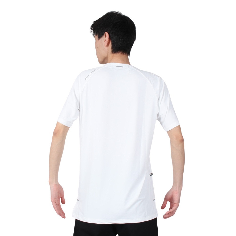 ジローム（GIRAUDM）（メンズ）半袖Tシャツ メンズ ドライプラスシャインブロック 863GM1HD6835 WHT