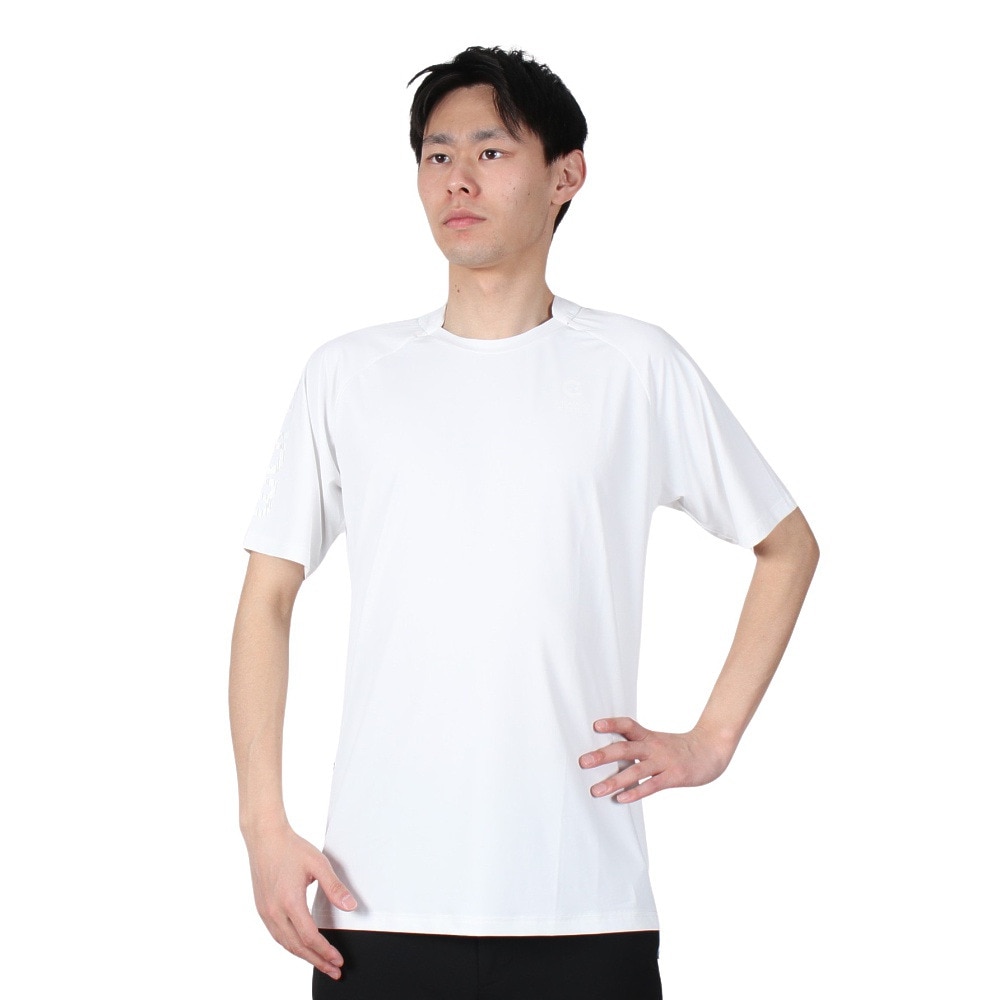 ジローム（GIRAUDM）（メンズ）半袖Tシャツ メンズ ドライプラスシャインブロック 863GM1HD6835 WHT