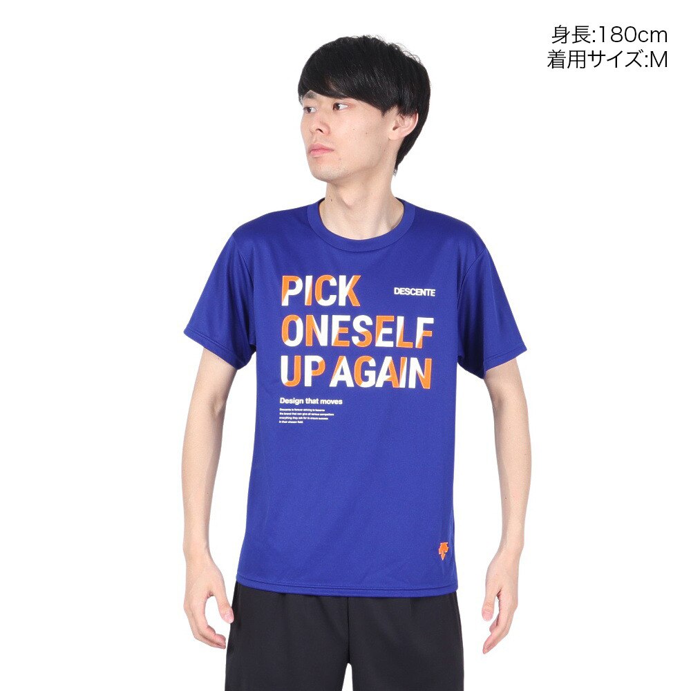国内初の直営店 デサント DESCENTE メンズ Tシャツ プラクティス 半袖Tシャツ DX-B0322XB BLK 