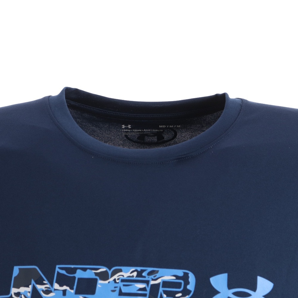 アンダーアーマー（UNDER ARMOUR）（メンズ）ドライ 速乾 テック ショートスリーブ Tシャツ ワードマーク シーズナル 1371908 408