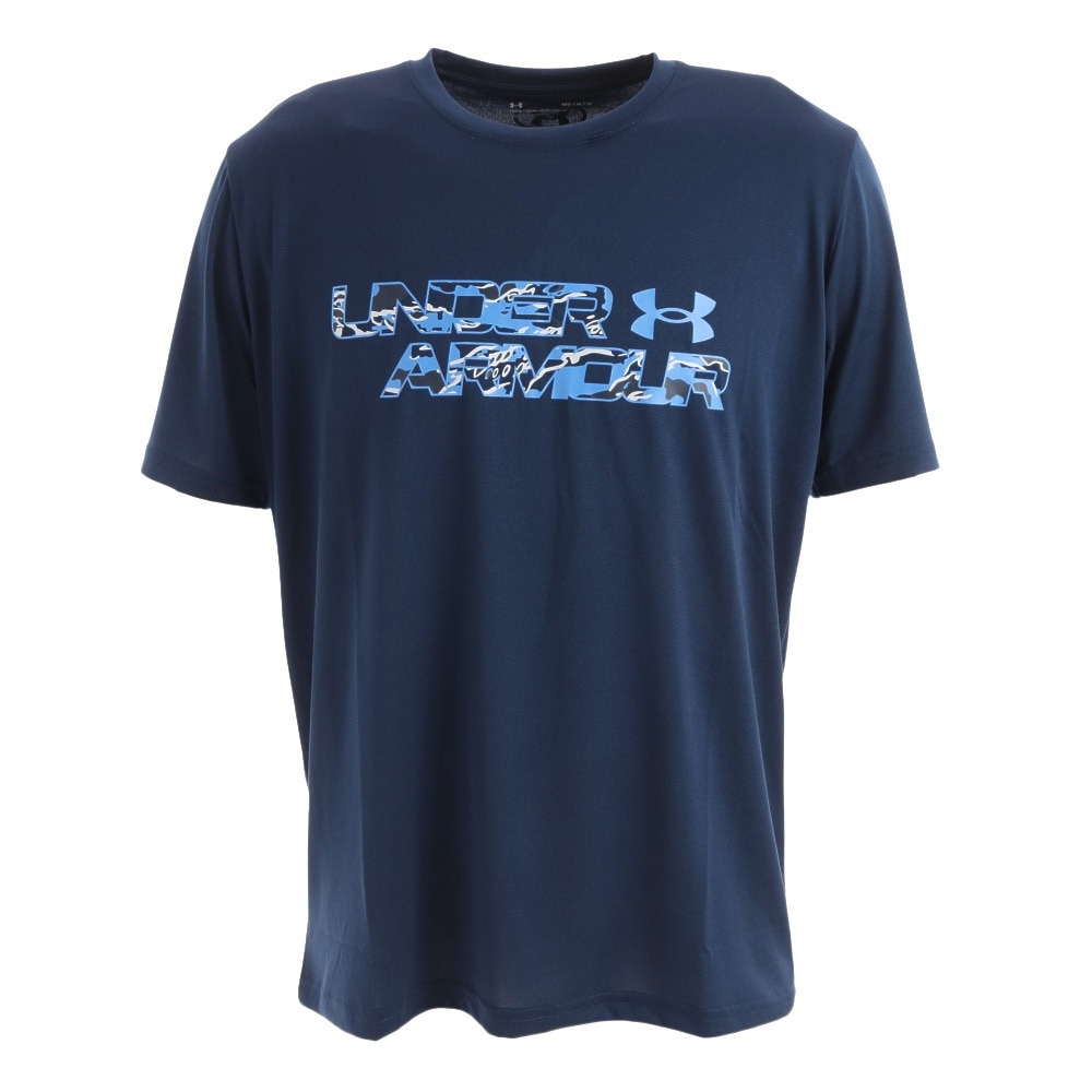 アンダーアーマー（UNDER ARMOUR）（メンズ）ドライ 速乾 テック ショートスリーブ Tシャツ ワードマーク シーズナル 1371908 408