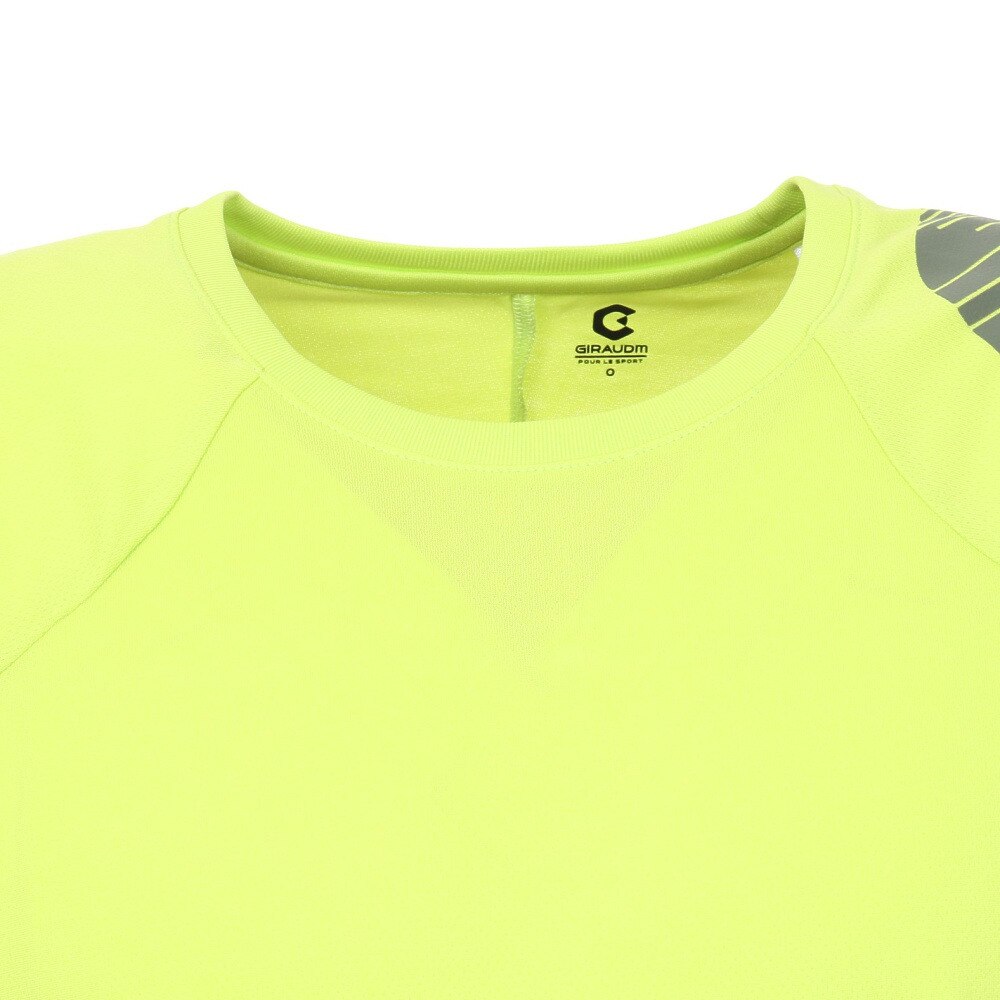 ジローム（GIRAUDM）（メンズ）半袖Tシャツ メンズ ドライ プリントメッシュTRG CT2S3350-TR863-DGCD FGRN