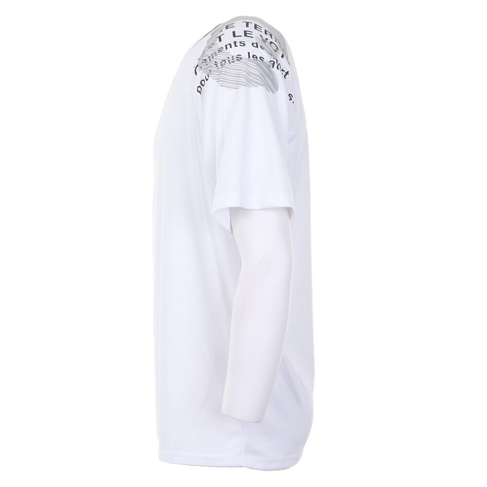 ジローム（GIRAUDM）（メンズ）半袖Tシャツ メンズ UV ドライプラス プリント TRG CT2S3350-TR863-DGCD WHT
