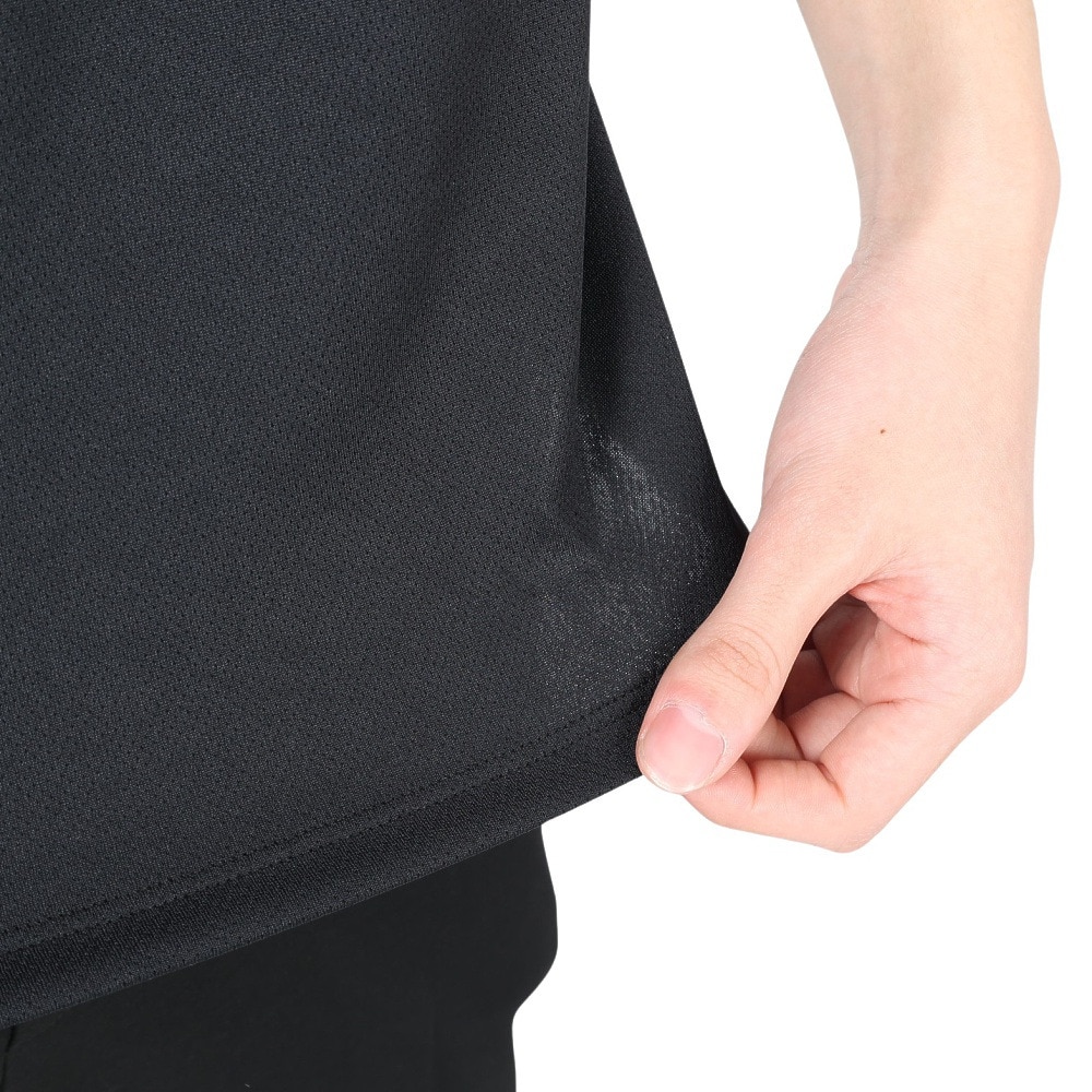 ジローム（GIRAUDM）（メンズ）半袖Tシャツ メンズ ドライ プリントメッシュTRG CT2S3351-TR863-DGCD BLK