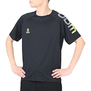 (メンズ)半袖Tシャツ メンズ ドライ プリントメッシュTRG CT2S3351-TR863-DGCD BLK