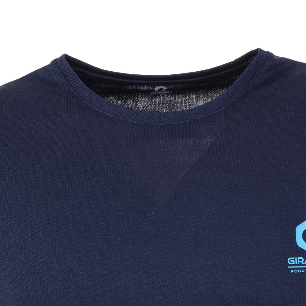 ジローム（GIRAUDM）（メンズ）半袖Tシャツ メンズ プリントメッシュTRG CT2S3353-TR863-DGCD NVY