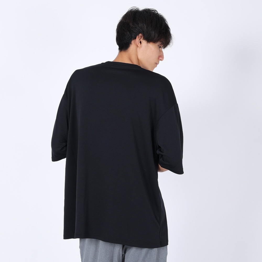ジローム（GIRAUDM）（メンズ）半袖Tシャツ メンズ ドライ プリントメッシュTLF CT2S3354-TR863-DGCD BLK