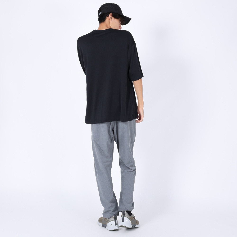 ジローム（GIRAUDM）（メンズ）半袖Tシャツ メンズ ドライ プリントメッシュTLF CT2S3354-TR863-DGCD BLK