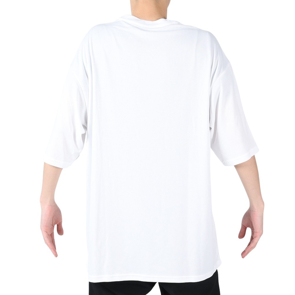 ジローム（GIRAUDM）（メンズ）半袖Tシャツ メンズ ドライ プリントメッシュTLF CT2S3354-TR863-DGCD WHT