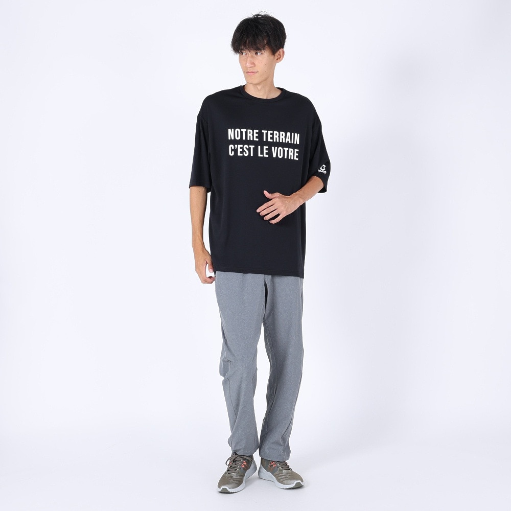 オーバーサイズ（ヘビーウェイト）T シャツ（Black）|Sunspel