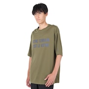 ジローム（GIRAUDM）（メンズ）半袖Tシャツ メンズ 速乾 UV プリントTLF CT2S3355-TR863-DGCD OLIVE