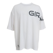 ジローム（GIRAUDM）（メンズ）半袖Tシャツ メンズ ドライ プリントメッシュTLF CT2S3356-TR863-DGCD WHT