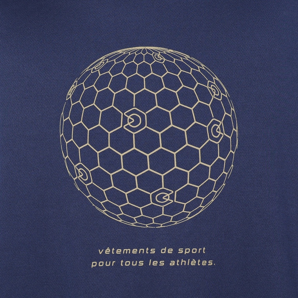 ジローム（GIRAUDM）（メンズ）半袖Tシャツ メンズ ドライ プリントメッシュTLF CT2S3358-TR863-DGCD NVY