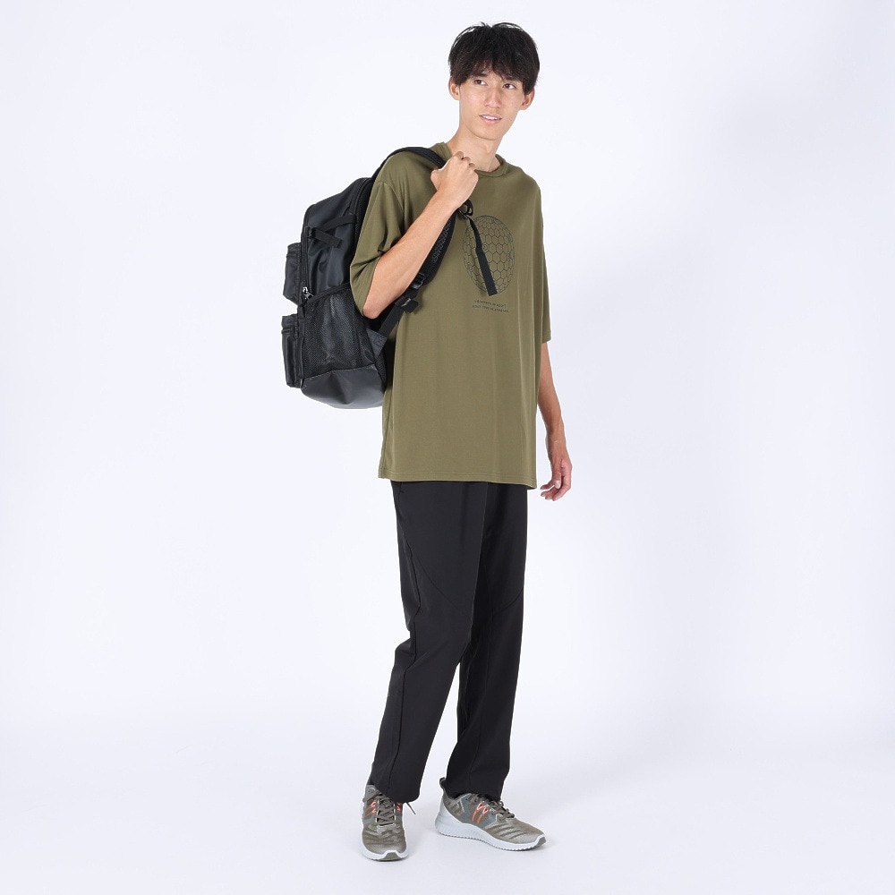 ジローム（GIRAUDM）（メンズ）半袖Tシャツ メンズ プリントメッシュTLF CT2S3358-TR863-DGCD OLIVE