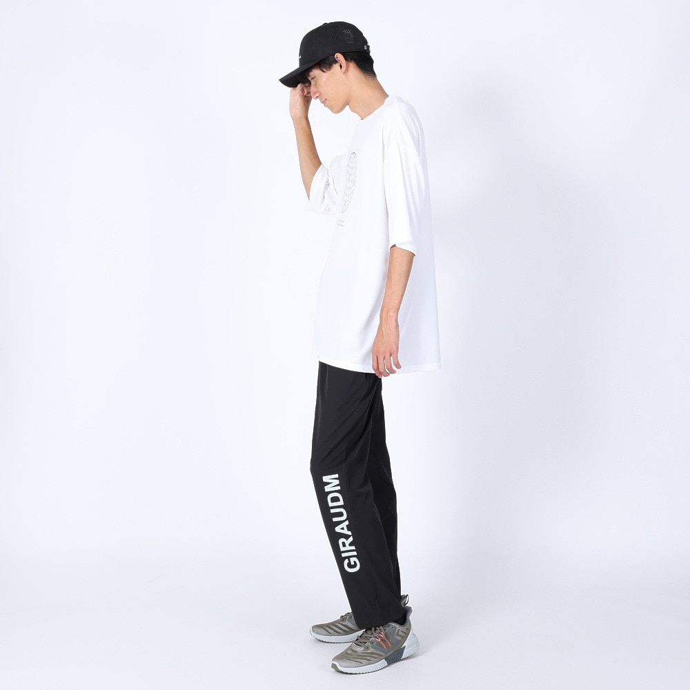 ジローム（GIRAUDM）（メンズ）半袖Tシャツ メンズ ドライ プリントメッシュTLF CT2S3358-TR863-DGCD WHT