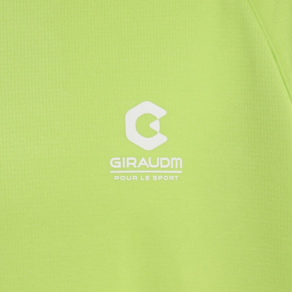 ジローム（GIRAUDM）（メンズ）半袖Tシャツ メンズ ドライ プリントメッシュTシャツ CT2S3330-TR863-DGSD FGRN