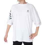 ジローム（GIRAUDM）（メンズ）半袖Tシャツ メンズ ドライプリント メッシュTシャツ CT2S3330-TR863-DGSD WHT