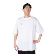 ジローム（GIRAUDM）（メンズ）半袖Tシャツ メンズ ドライ プリントメッシュTシャツ CT2S3331-TR863-DGSD WHT