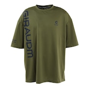 ジローム（GIRAUDM）（メンズ）半袖Tシャツ メンズ ドライプリントメッシュTLF CT2S3332-TR863-DGSD OLIVE
